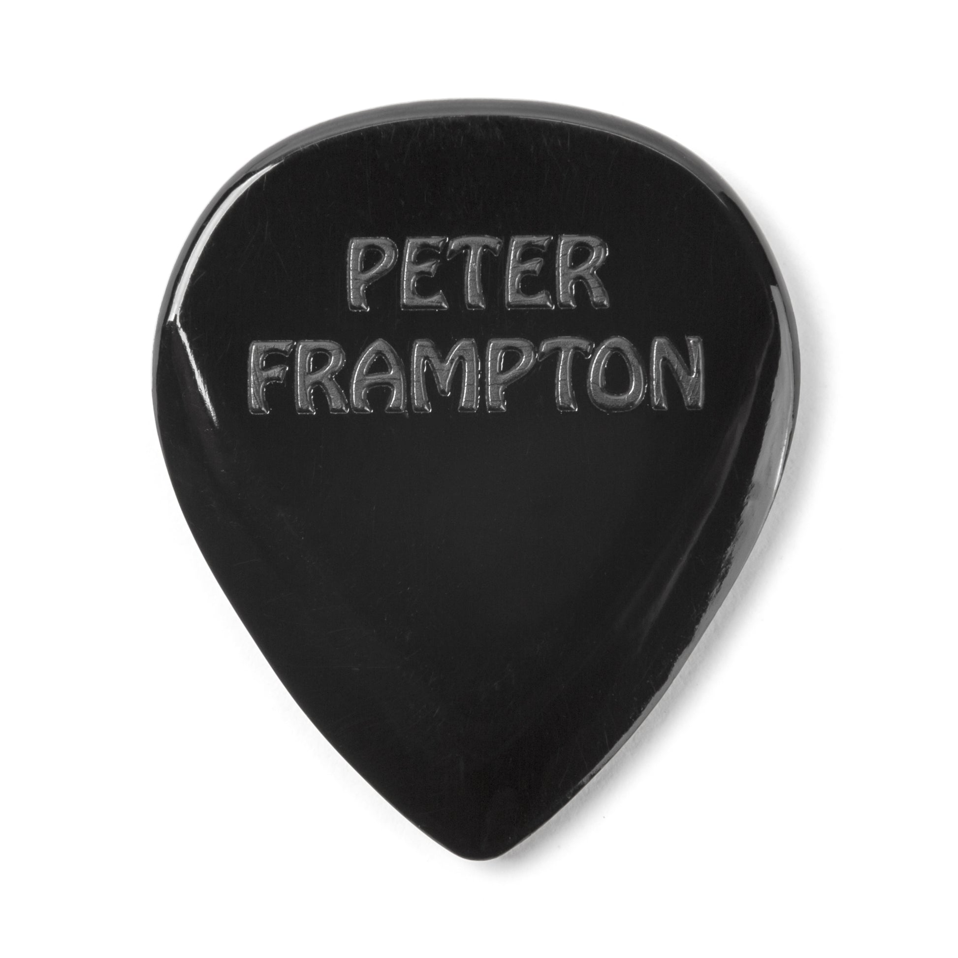 Jim Dunlop DUNLOP PETER FRAMPTON VINTAGE JAZZ 2.08mm TEARDROP BLACK GUITAR PICK REFILL BAG 24-PACK - PF599RBK