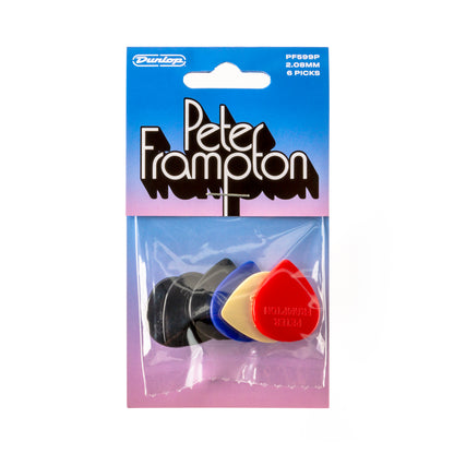 Jim Dunlop DUNLOP PETER FRAMPTON VINTAGE JAZZ 2.08mm TEARDROP GUITAR PICK PLAYER'S PACK 06-PACK - PF599P