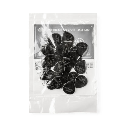 Jim Dunlop DUNLOP PETER FRAMPTON VINTAGE JAZZ 2.08mm TEARDROP BLACK GUITAR PICK REFILL BAG 24-PACK - PF599RBK