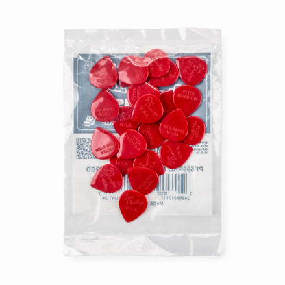 Jim Dunlop DUNLOP PETER FRAMPTON VINTAGE JAZZ 2.08mm TEARDROP GUITAR PICK RED REFILL BAG 24-PACK - PF599RRD