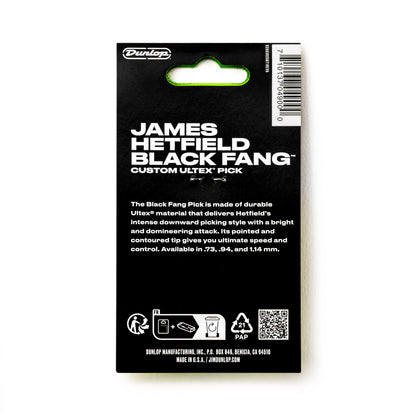 Jim Dunlop DUNLOP HETFIELD'S BLACK FANG .94mm GUITAR PICK PLAYER'S PACK 06-PACK - PH112P94