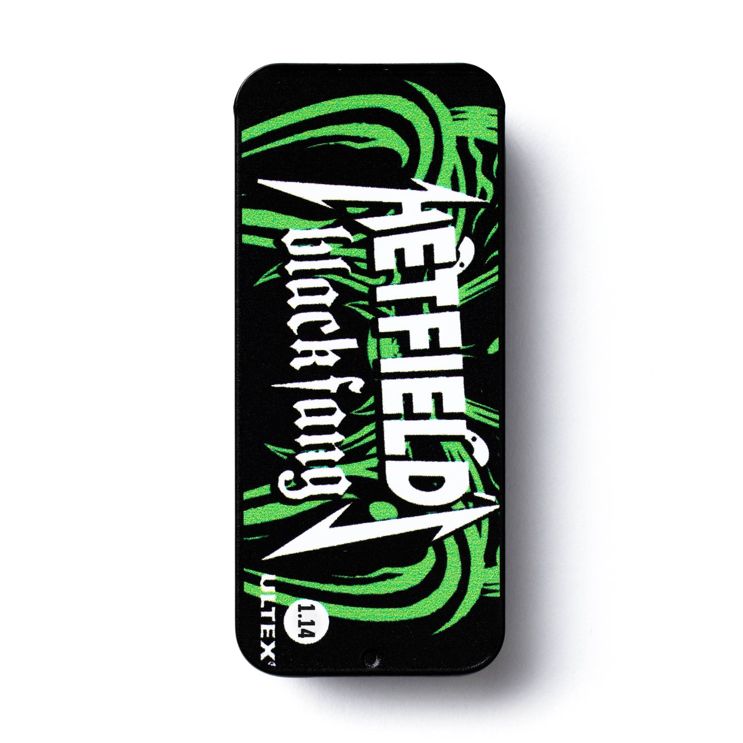 Jim Dunlop DUNLOP HETFIELD'S BLACK FANG 1.14mm PICK TIN GUITAR PICK REFILL BOX - PH112T114