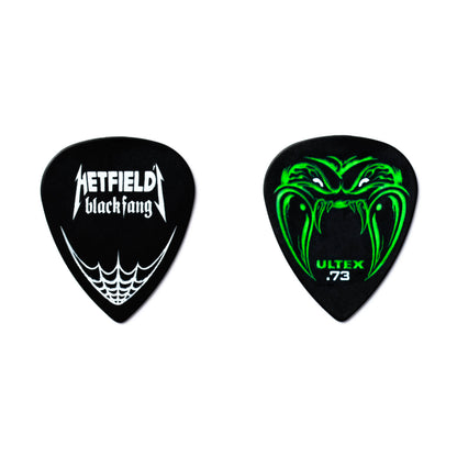 Jim Dunlop DUNLOP HETFIELD'S BLACK FANG .73mm PICK TIN GUITAR PICK REFILL BOX - PH112T73