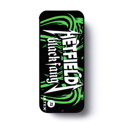 Jim Dunlop DUNLOP HETFIELD'S BLACK FANG .73mm PICK TIN GUITAR PICK REFILL BOX - PH112T73