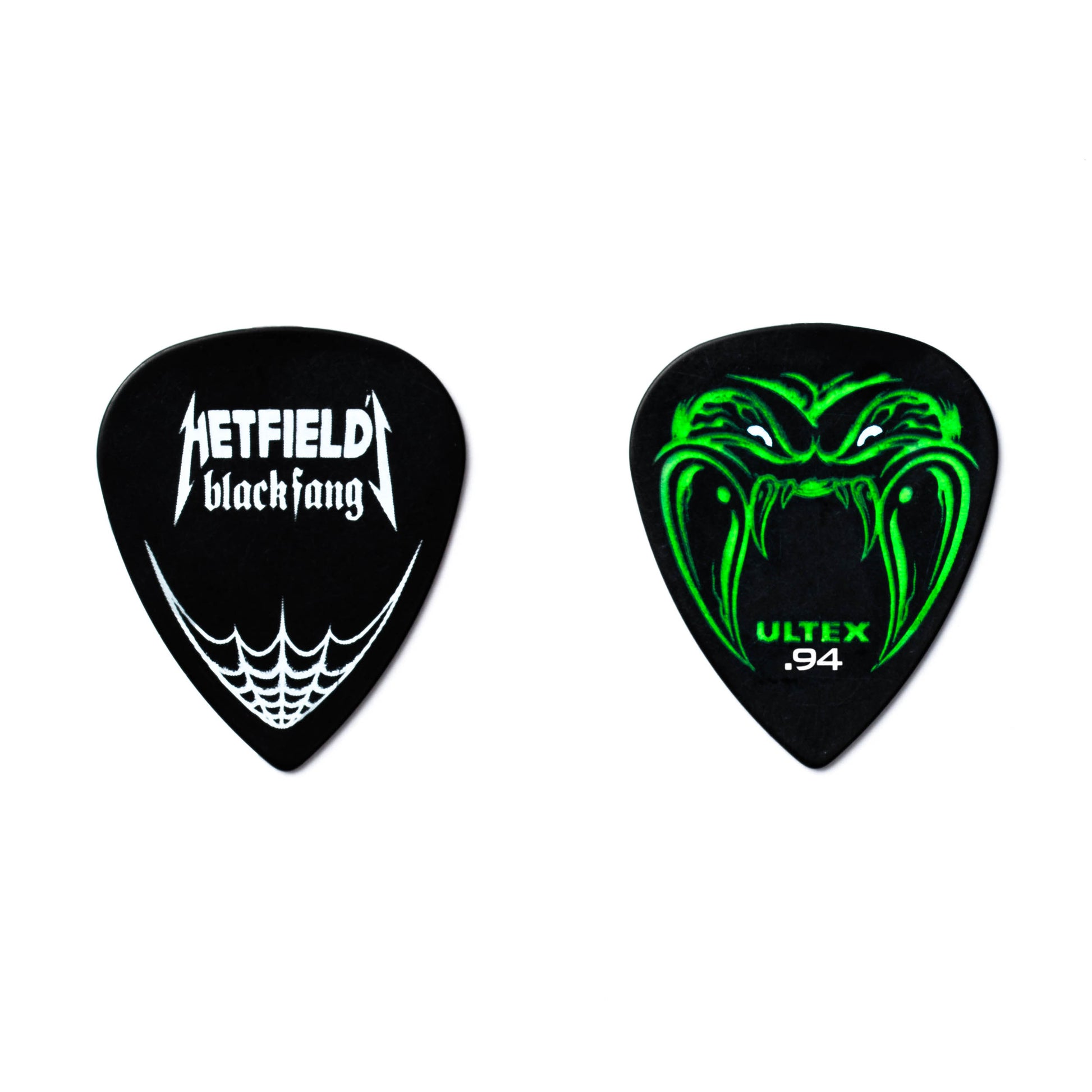 Jim Dunlop DUNLOP HETFIELD'S BLACK FANG .94mm PICK TIN GUITAR PICK REFILL BOX - PH112T94
