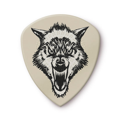 Jim Dunlop DUNLOP HETFIELD'S WHITE FANG 1.14mm CUSTOM FLOW GUITAR PICK PLAYER'S PACK 06-PACK - PH122P114