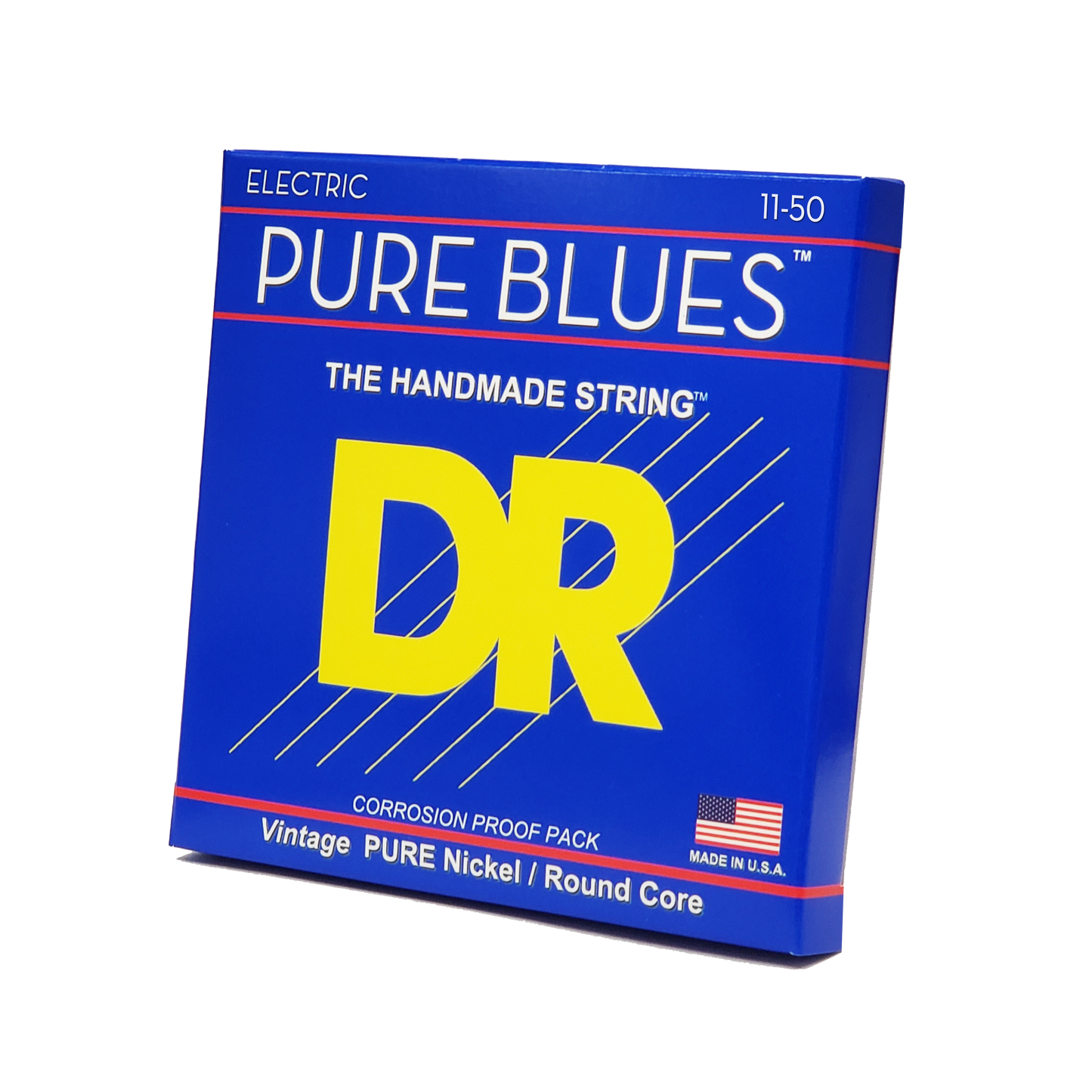 DR Strings DR Pure Blues Pure Nickel Electric Guitar String Set - 11-50 Heavy PHR-11