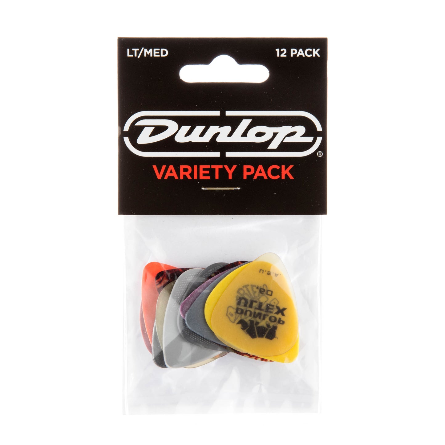 Jim Dunlop DUNLOP VARIETY PACK GUITAR PICK PLAYER'S PACK 12-PACK LIGHT/MEDIUM - PVP101