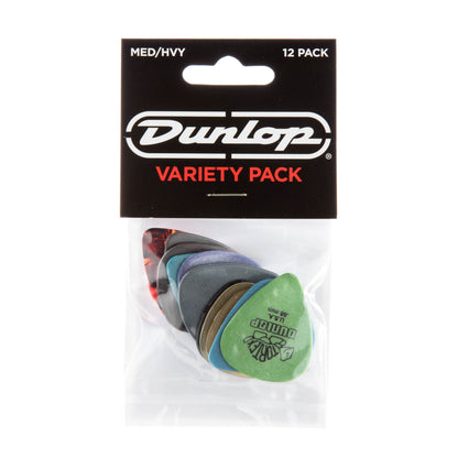 Jim Dunlop DUNLOP VARIETY PACK GUITAR PICK PLAYER'S PACK 12-PACK MEDIUM/HEAVY - PVP102