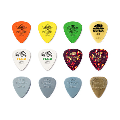 Jim Dunlop DUNLOP ACOUSTIC VARIETY PACK GUITAR PICK PLAYER'S PACK 12-PACK - PVP112