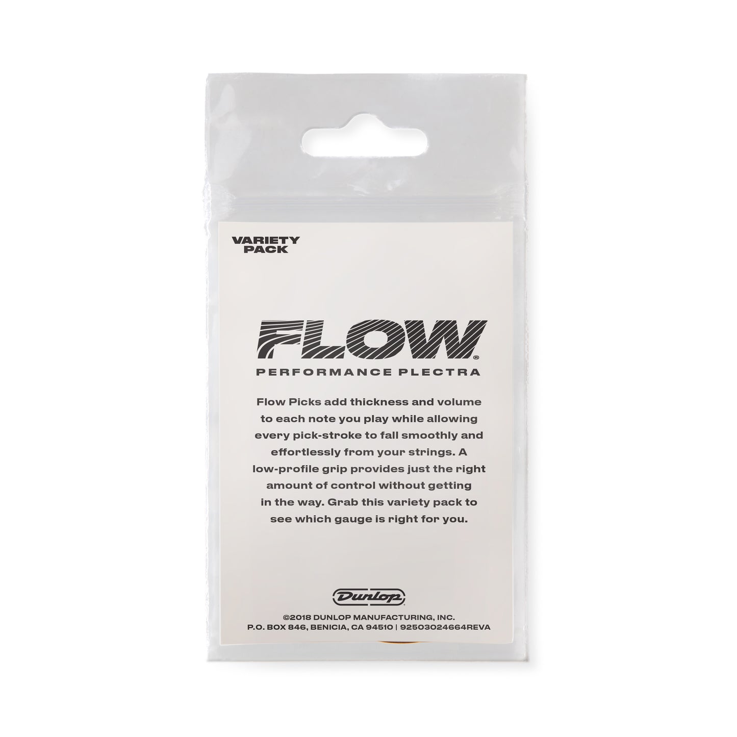 Jim Dunlop DUNLOP FLOW VARIETY PACK GUITAR PICK PLAYER'S PACK 12-PACK - PVP114