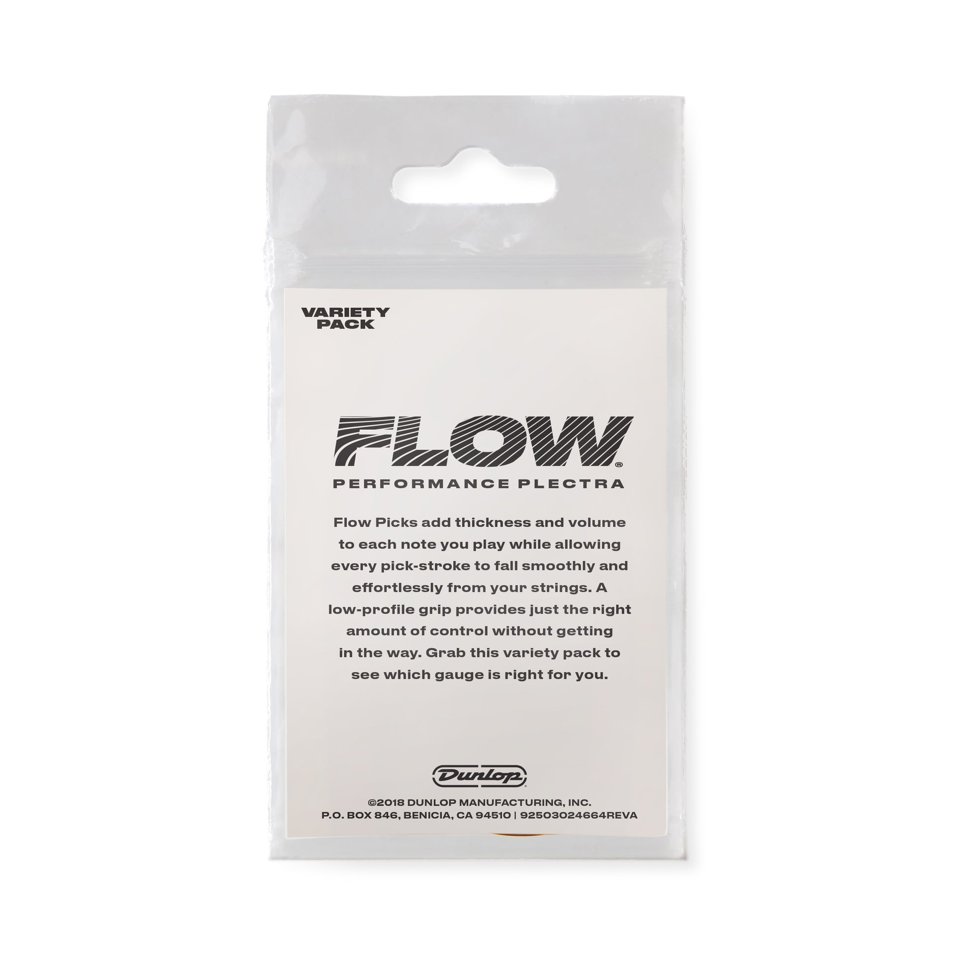Jim Dunlop DUNLOP FLOW VARIETY PACK GUITAR PICK PLAYER'S PACK 12-PACK - PVP114
