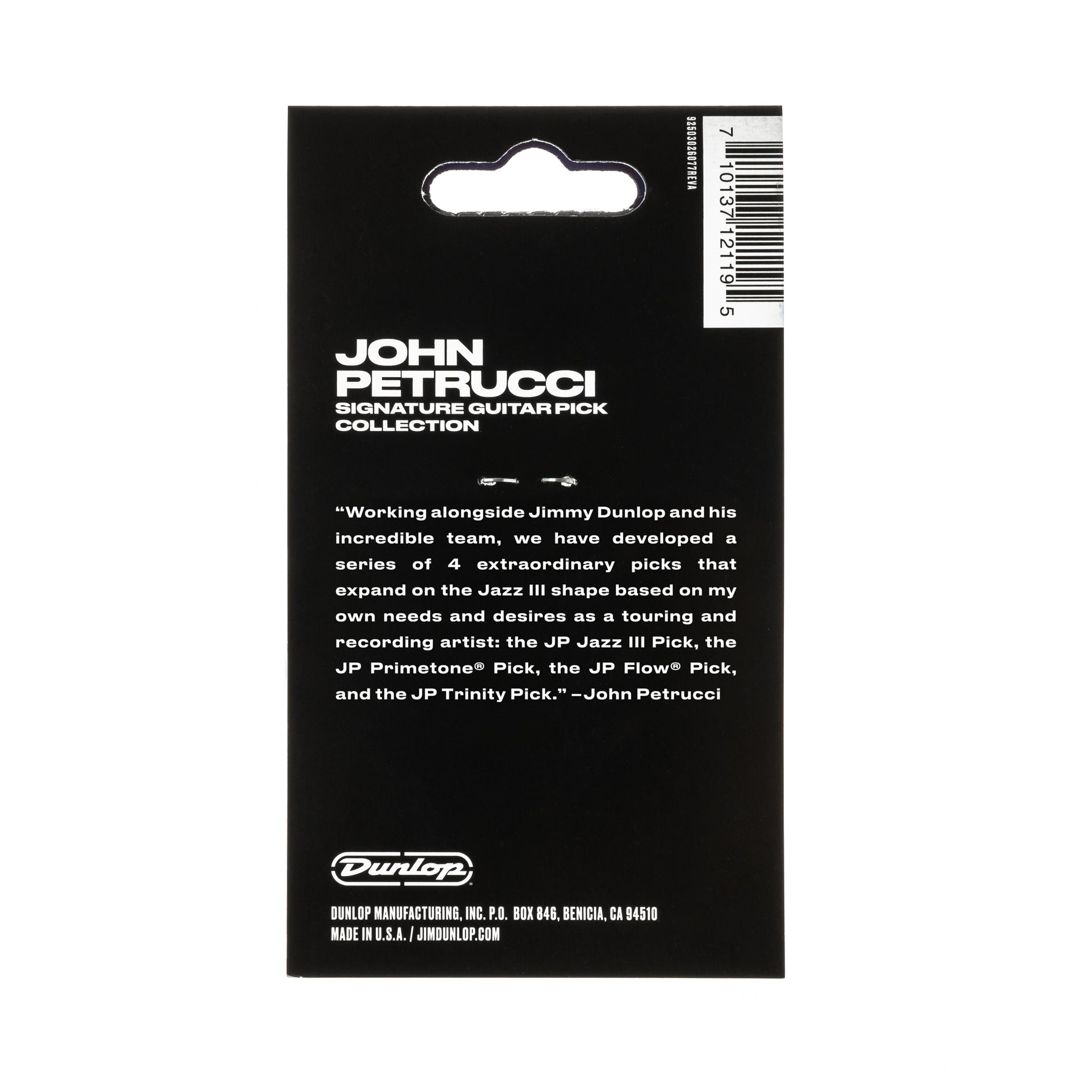Jim Dunlop DUNLOP JOHN PETRUCCI SIGNATURE PICK VARIETY PACK GUITAR PICK PLAYER'S PACK 06-PACK - PVP119