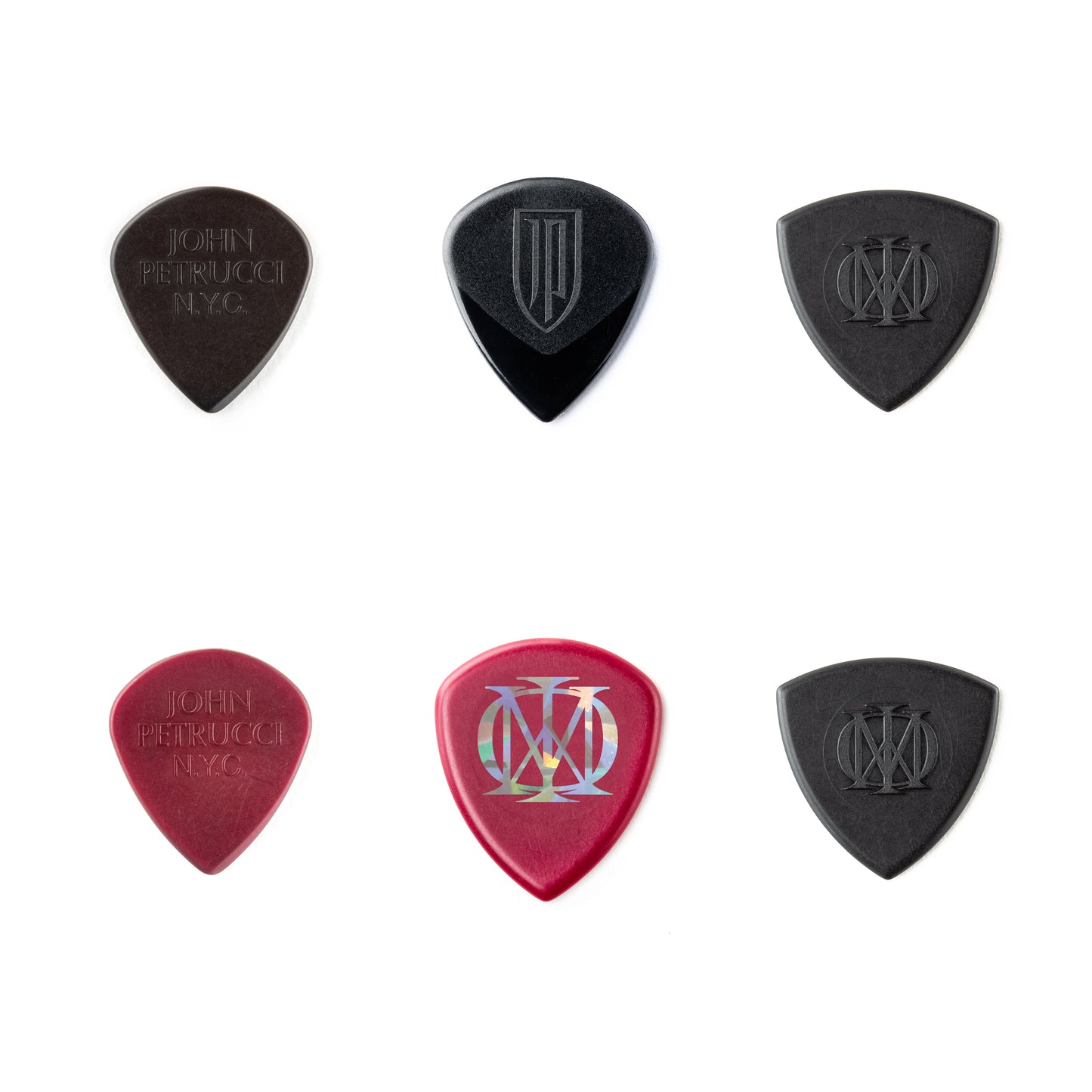 Jim Dunlop DUNLOP JOHN PETRUCCI SIGNATURE PICK VARIETY PACK GUITAR PICK PLAYER'S PACK 06-PACK - PVP119
