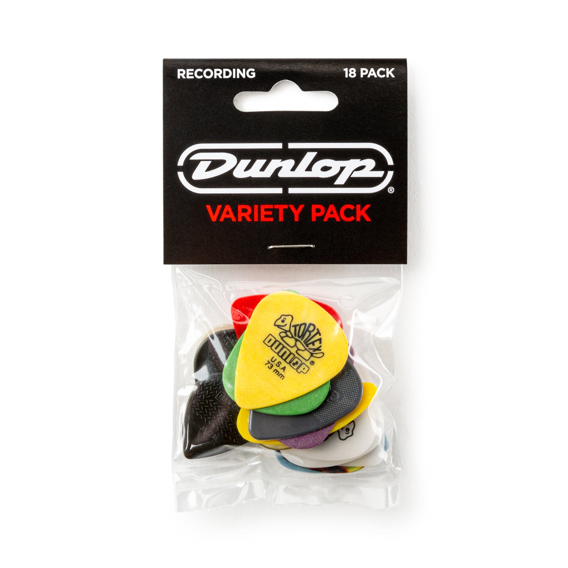 Jim Dunlop DUNLOP RECORDING PICK VARIETY PACK GUITAR PICK PLAYER'S PACK 18-PACK - PVP120
