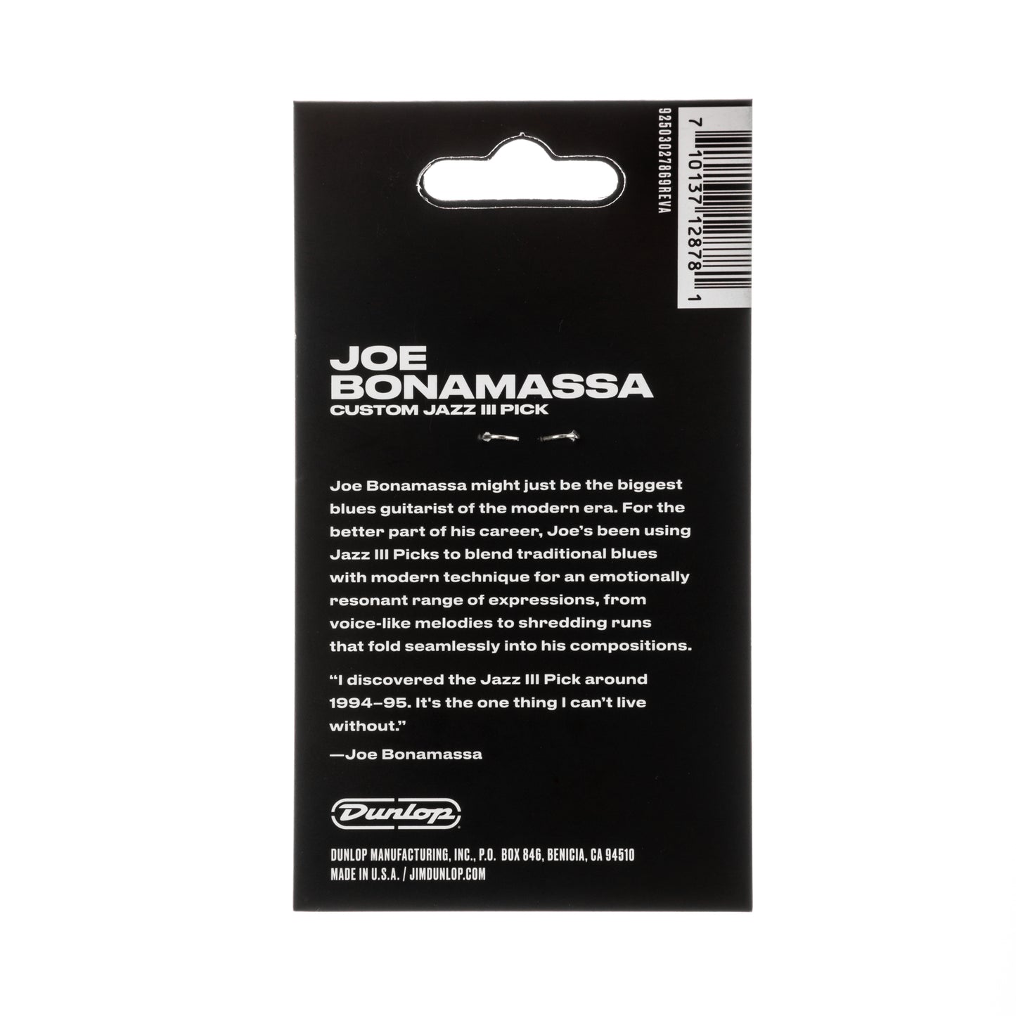 Jim Dunlop DUNLOP BONAMASSA VARIETY PACK GUITAR PICK PLAYER'S PACK 06-PACK - PVP121