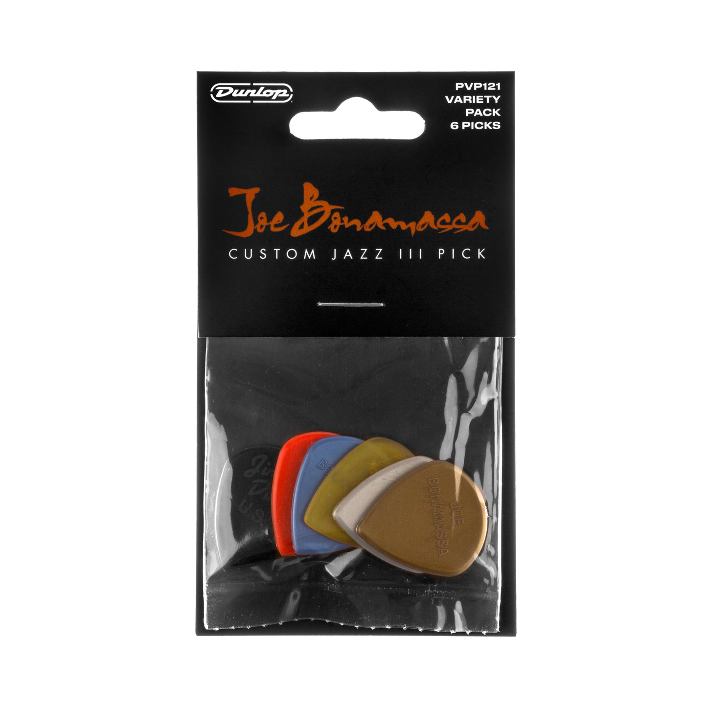 Jim Dunlop DUNLOP BONAMASSA VARIETY PACK GUITAR PICK PLAYER'S PACK 06-PACK - PVP121