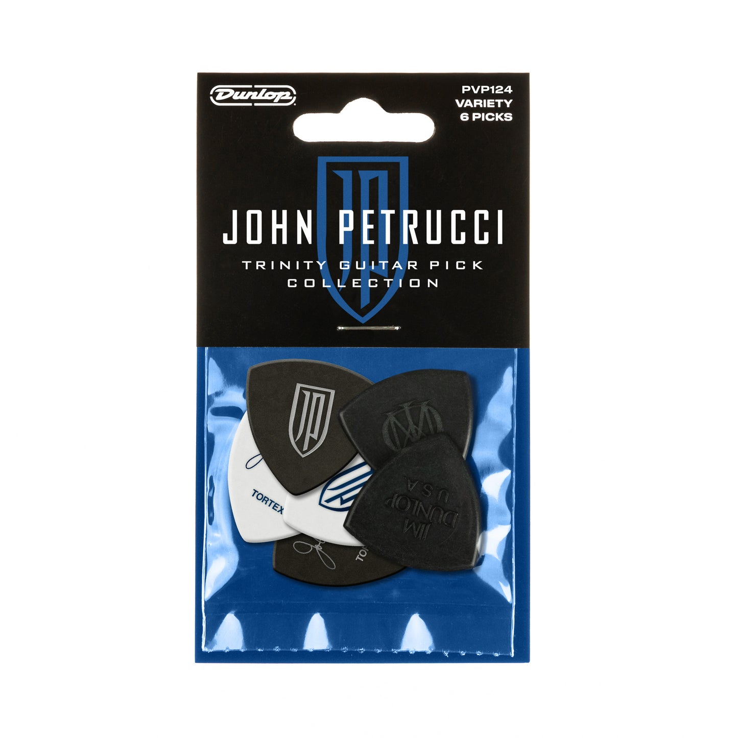 Jim Dunlop DUNLOP JOHN PETRUCCI TRINITY VARIETY PACK GUITAR PICK PLAYER'S PACK 06-PACK - PVP124