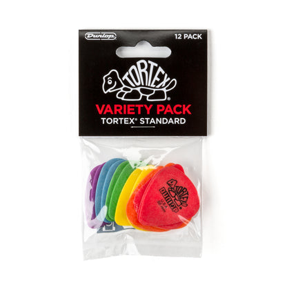 Jim Dunlop DUNLOP TORTEX STANDARD VARIETY PACK GUITAR PICK PLAYER'S PACK 12-PACK - PVP418
