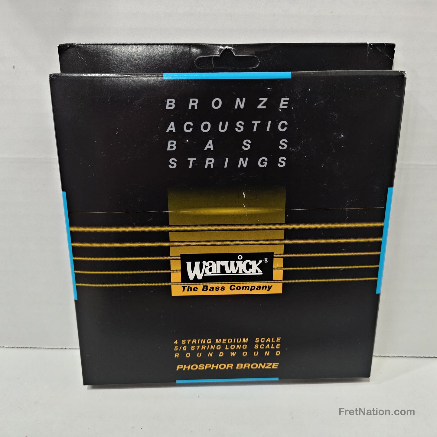Fret Nation Warwick Phosphor Bronze Acoustic Bass Strings 5-String Set 45-135 - NEW OLD STOCK