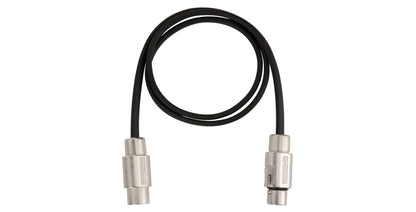 RockBoard RockBoard Flat XLR Cable - 90cm / 35.43" - RBO CAB F XLR 90 BK