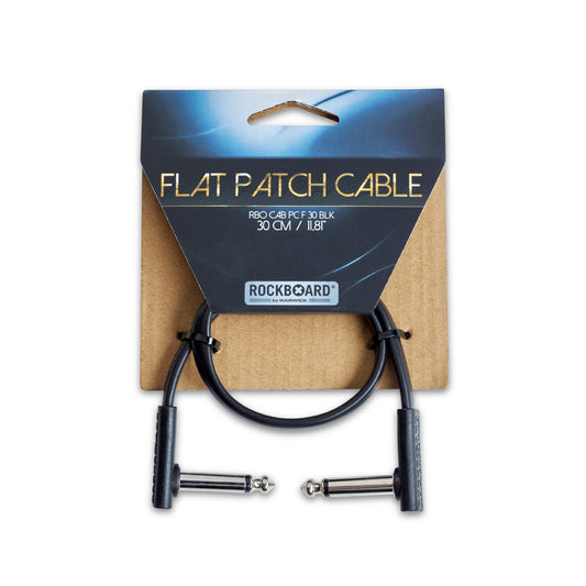 RockBoard RockBoard Flat Patch Cable Black Series - 30cm - RBO CAB PC F 30 BLK