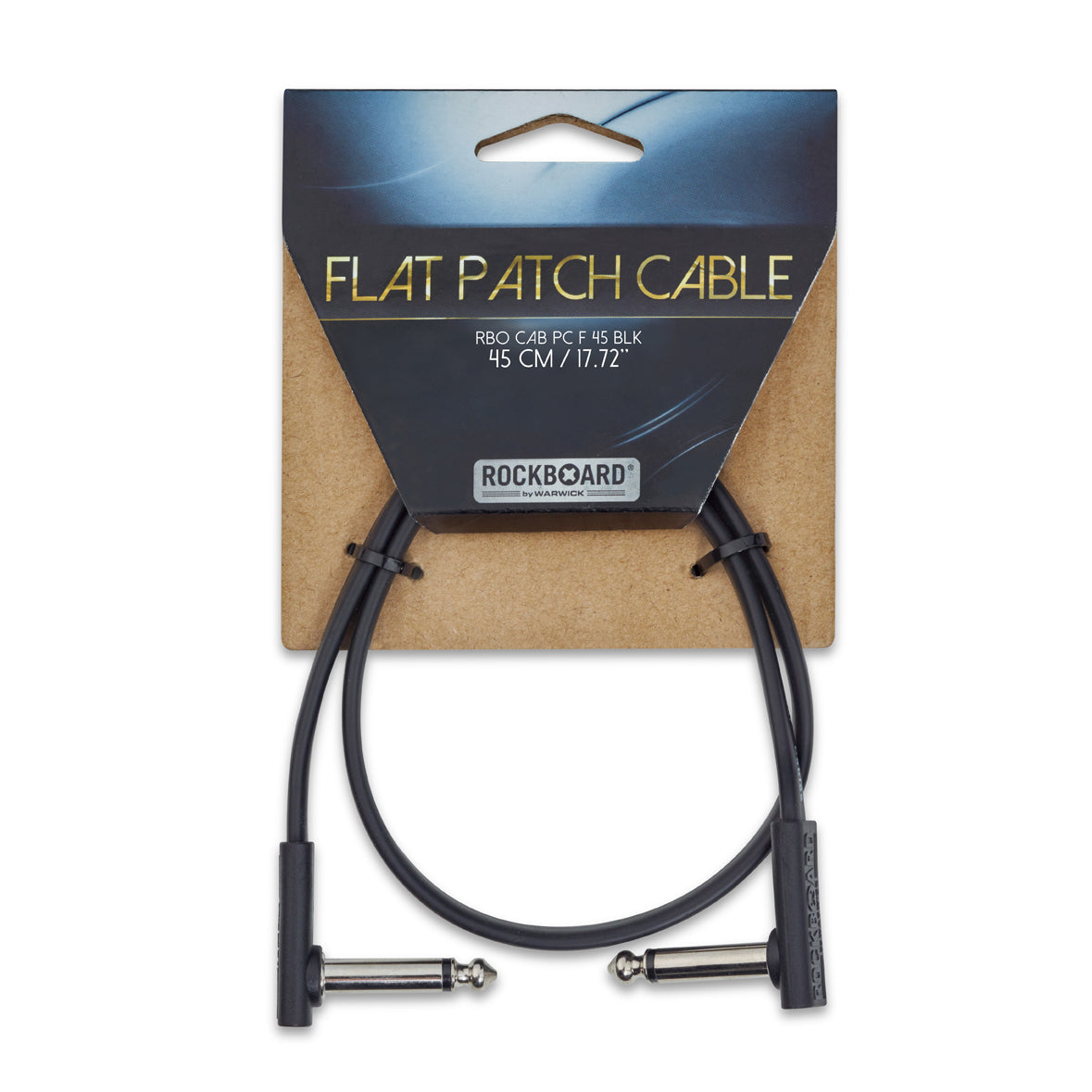 RockBoard RockBoard Flat Patch Cable Black Series - 45cm - RBO CAB PC F 45 BLK
