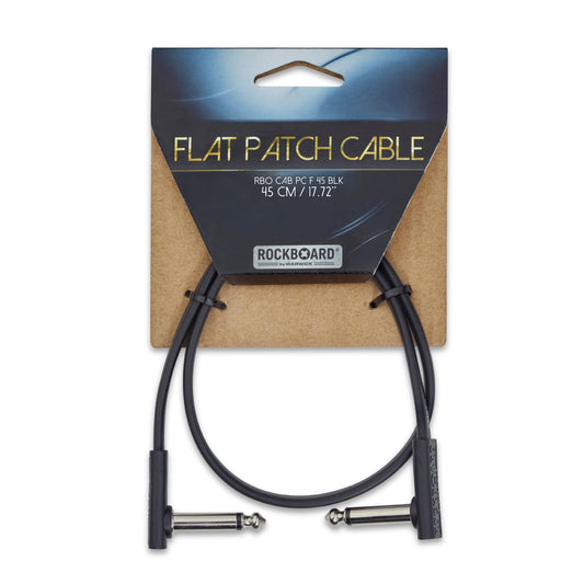 RockBoard RockBoard Flat Patch Cable Black Series - 45cm - RBO CAB PC F 45 BLK