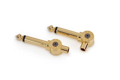 RockBoard RockBoard Patchworks Solderless Plugs - 2-Piece Gold - RBO CAB PW PLUG 2 GD