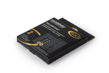 RockBoard RockBoard Patchworks Solderless Plugs - 2-Piece Gold - RBO CAB PW PLUG 2 GD
