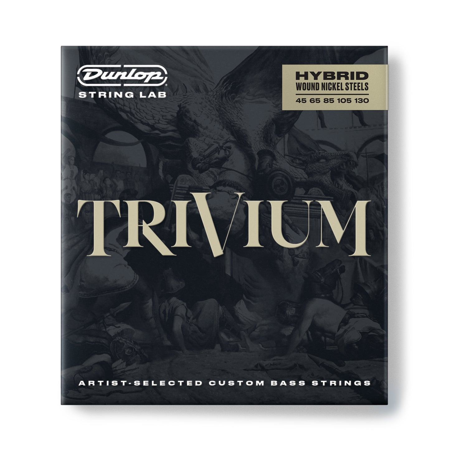 Jim Dunlop DUNLOP TRIVIUM HYBRID WOUND NICKEL ARTIST-SELECTED CUSTOM SIGNATURE ELECTRIC BASS 05-STRING SET - 45-130 HYBRID - TVMSB45130