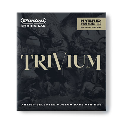 Jim Dunlop DUNLOP TRIVIUM HYBRID WOUND NICKEL ARTIST-SELECTED CUSTOM SIGNATURE ELECTRIC BASS 05-STRING SET - 45-130 HYBRID - TVMSB45130