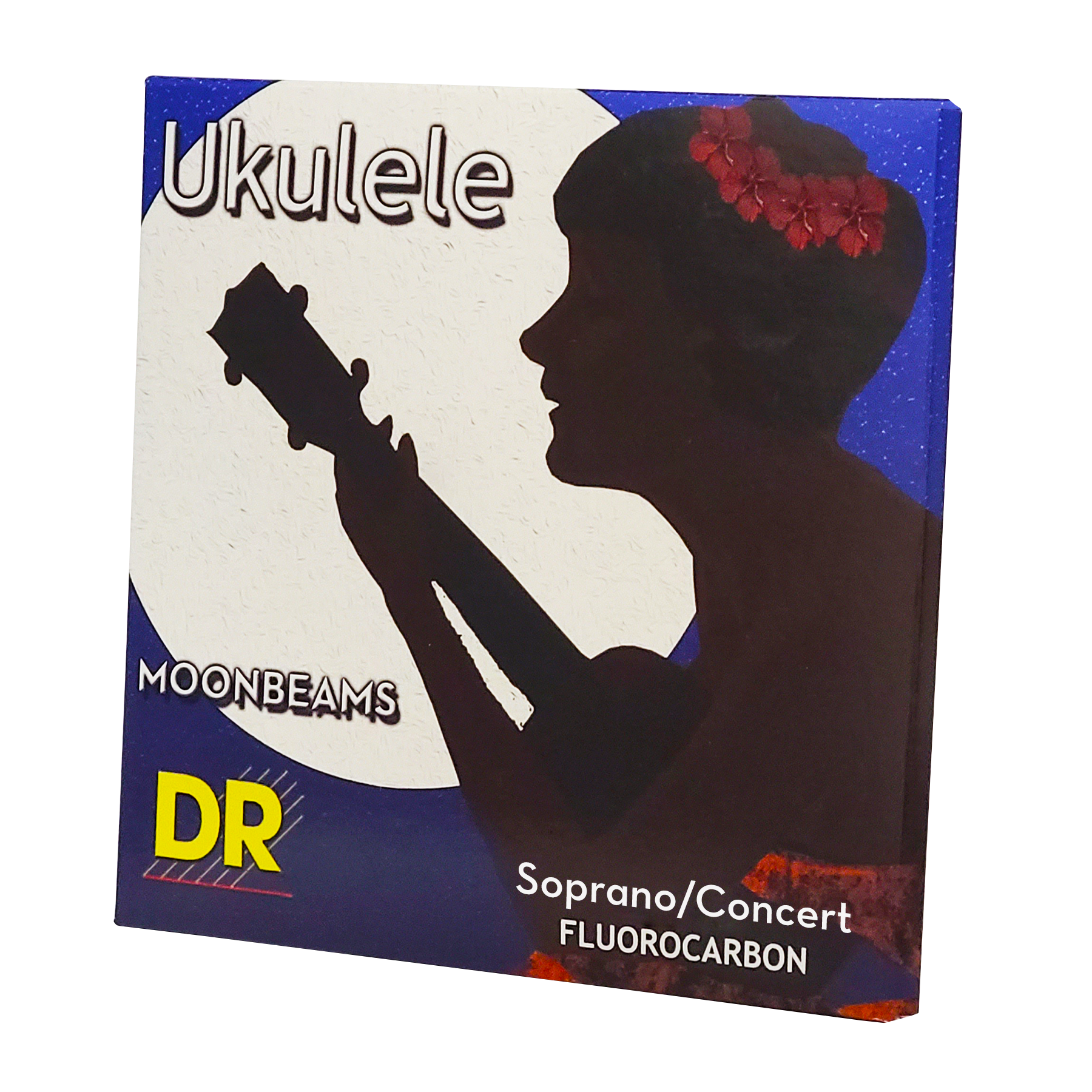 DR Strings DR MOONBEAMS Clear Fluorocarbon Ukulele String Set - 21-22 Soprano/Concert UFSC
