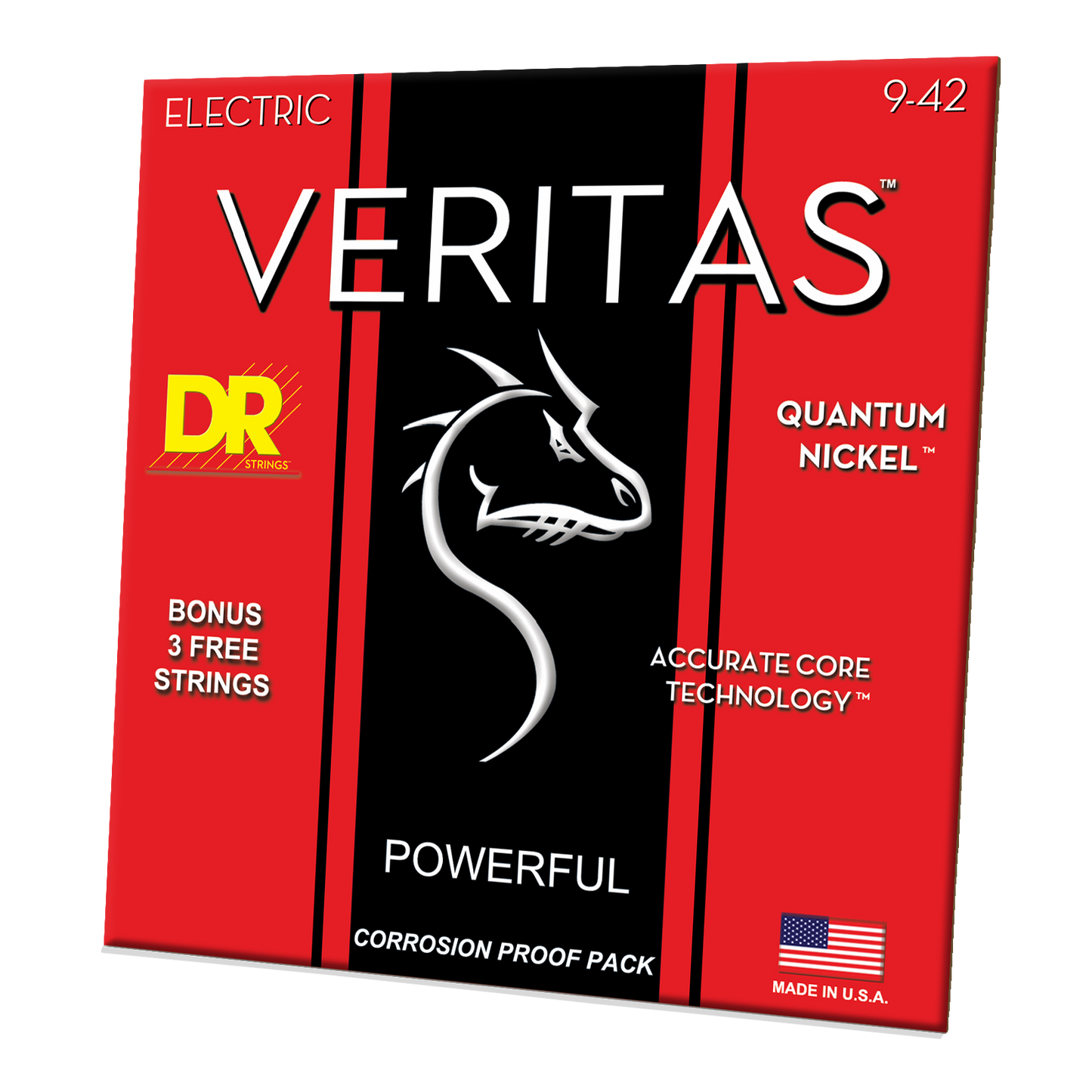 DR Strings DR Veritas Accurate Core Coated Electric Guitar String Set - 09-42 Light VTE-9