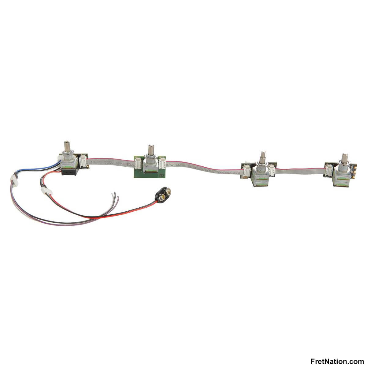 Warwick Warwick Parts - Active 3-Way Onboard Bass Electronics for Active Pickups (Vol PP / Bal / T+B / M) - for Streamer, Katana and Vampyre - SP W 70224