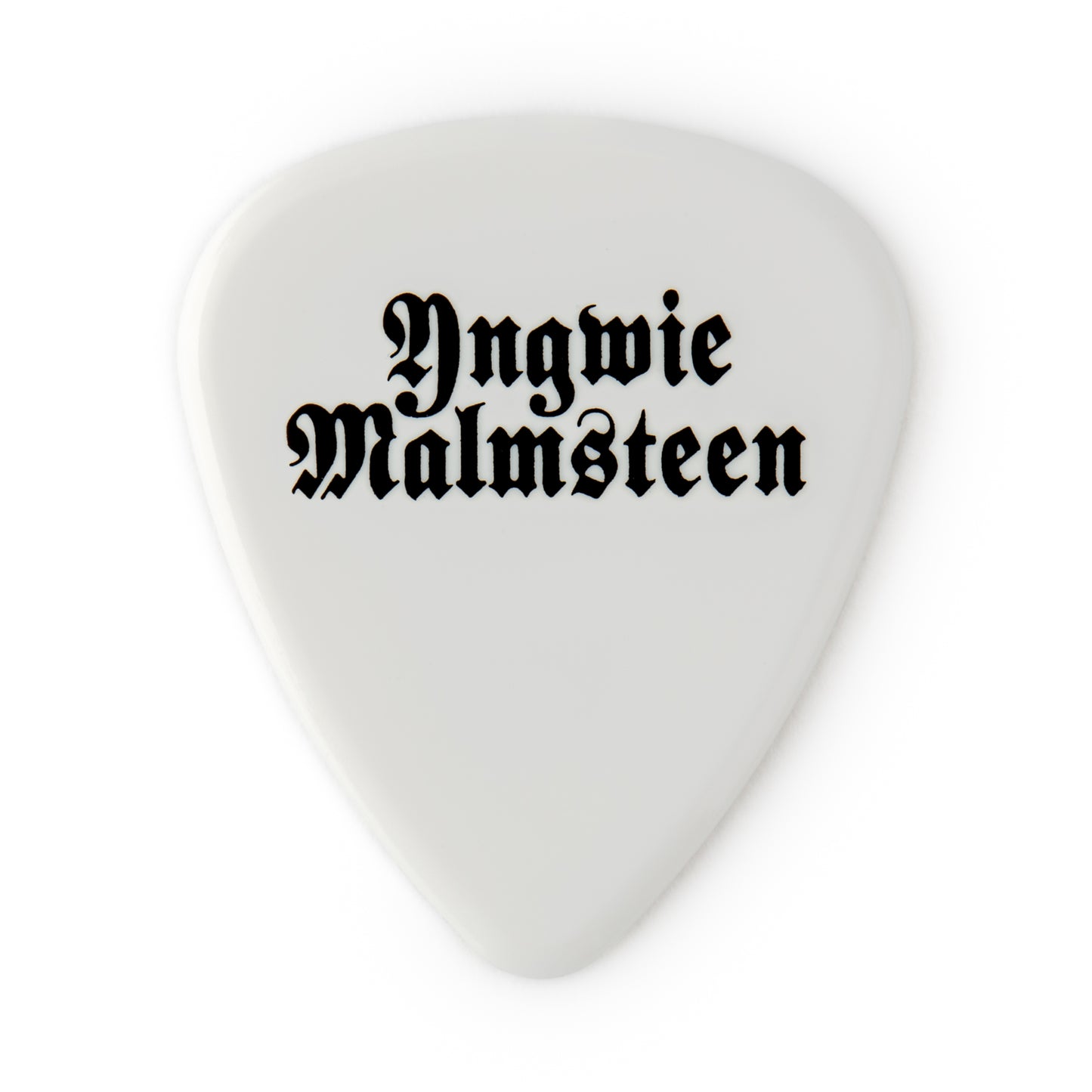 Jim Dunlop DUNLOP YNGWIE MALMSTEEN CUSTOM 1.5mm DELRIN GUITAR PICK WHITE PLAYER'S PACK 06-PACK - YJMP01WH