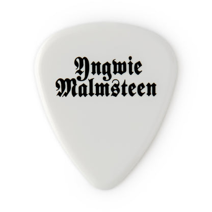 Jim Dunlop DUNLOP YNGWIE MALMSTEEN CUSTOM 1.5mm DELRIN GUITAR PICK WHITE PLAYER'S PACK 06-PACK - YJMP01WH