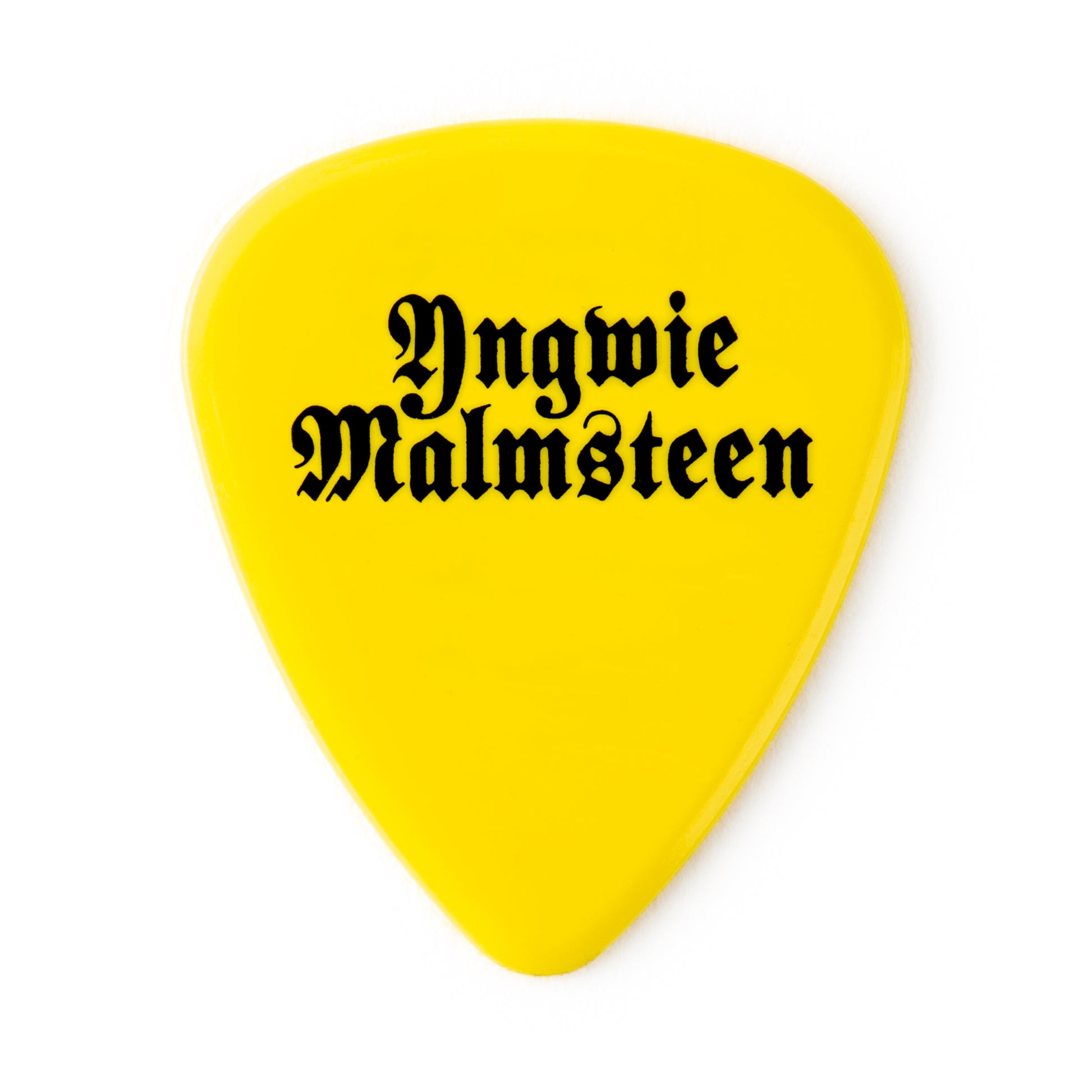 Jim Dunlop DUNLOP YNGWIE MALMSTEEN CUSTOM 1.14mm DELRIN GUITAR PICK YELLOW PLAYER'S PACK 06-PACK - YJMP03YL