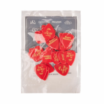 Jim Dunlop DUNLOP YNGWIE MALMSTEEN CUSTOM 2.0mm DELRIN GUITAR PICK RED REFILL BAG 24-PACK - YJMR02RD