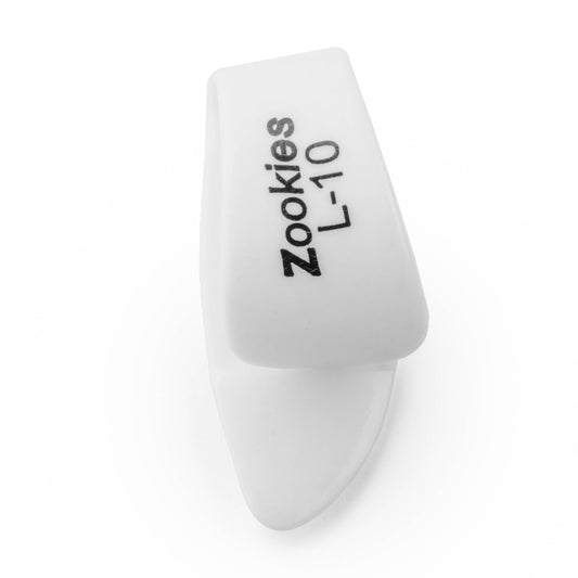 Jim Dunlop DUNLOP ZOOKIES 10 DEGREE ANGLE THUMBPICKS GUITAR PICK REFILL BAG LARGE 12-PACK - Z9003L10