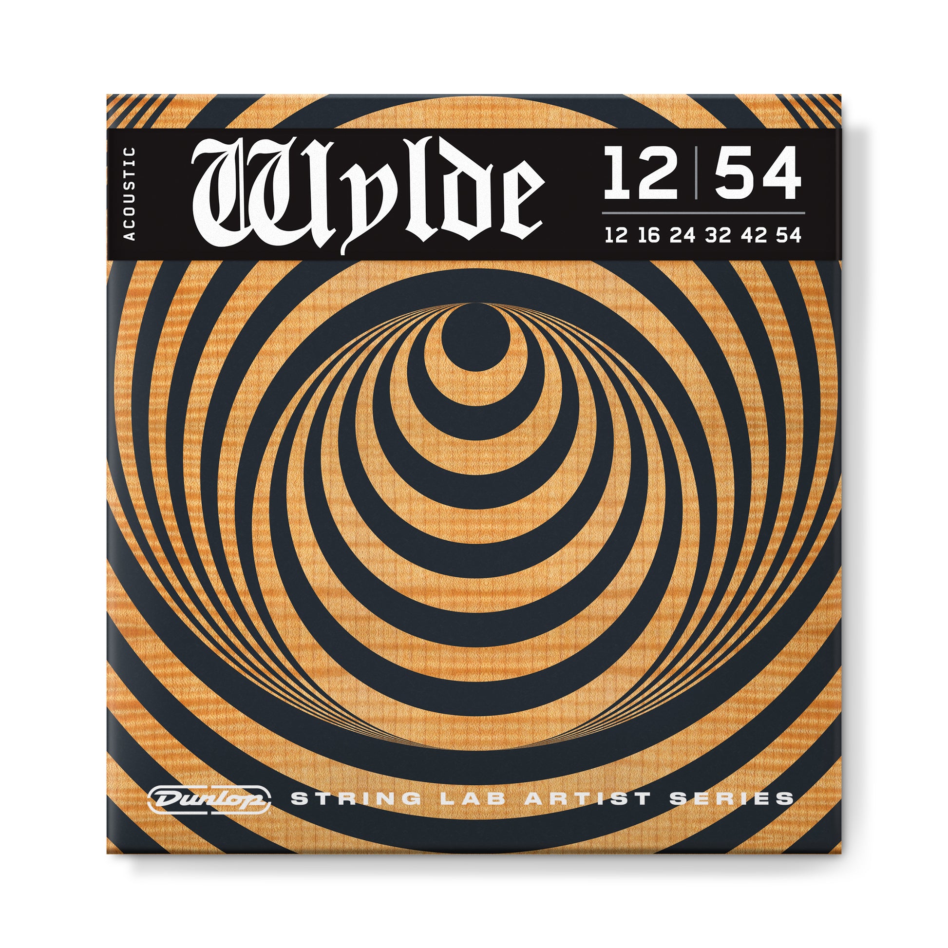 Jim Dunlop DUNLOP ZAKK WYLDE STRING LAB ACOUSTIC GUITAR 06-STRING SET - 12-54 - ZWAP1254