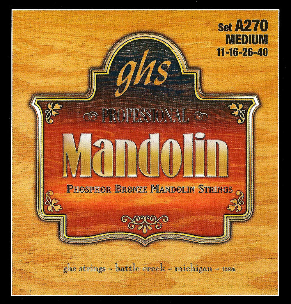 GHS Strings GHS Mandolin Phosphor Bronze 04-String Set - 11-40 Medium A270