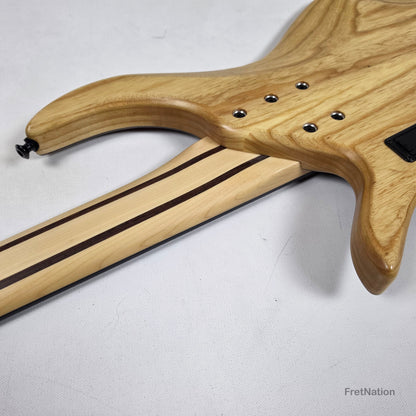 AC Guitars AC Guitars Krell 5-String Fretless Bass 34" Scale Turkish Walnut 8.86lbs