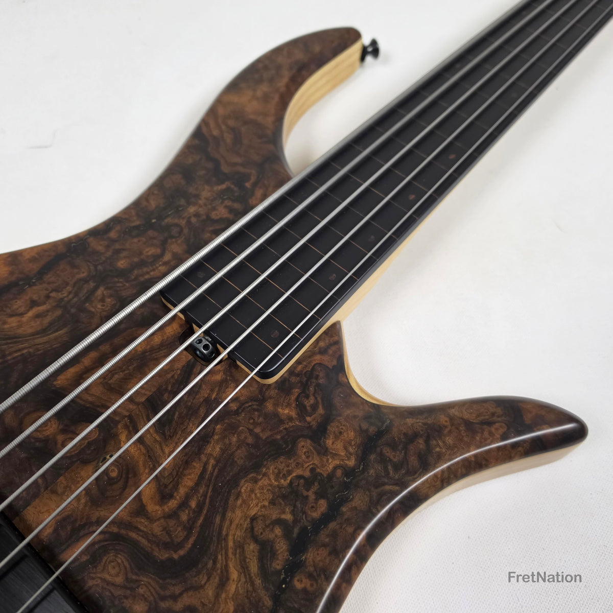 AC Guitars AC Guitars Krell 5-String Fretless Bass 34" Scale Turkish Walnut 8.86lbs