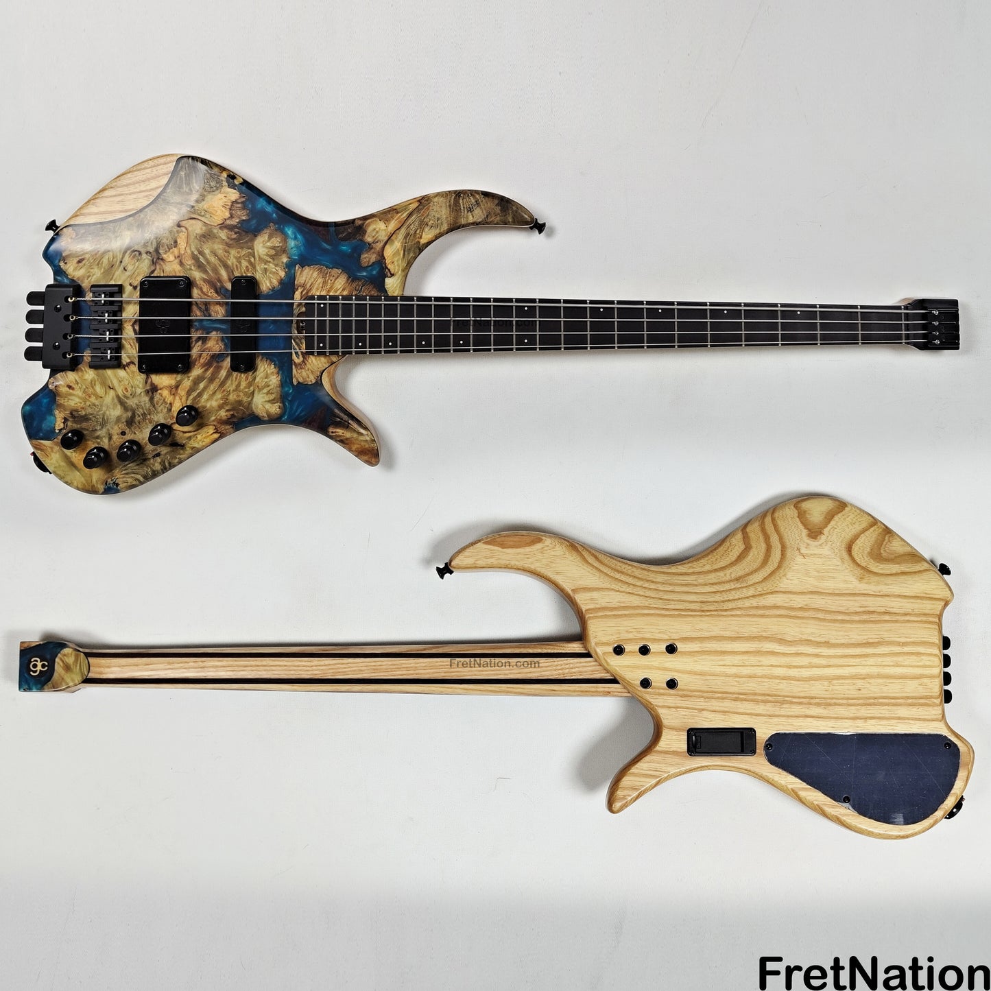 AC Guitars AC Guitars Krell 433 Headless 4-String Bass 33" Scale 9.40lbs