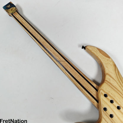 AC Guitars AC Guitars Krell 433 Headless 4-String Bass 33" Scale 9.40lbs