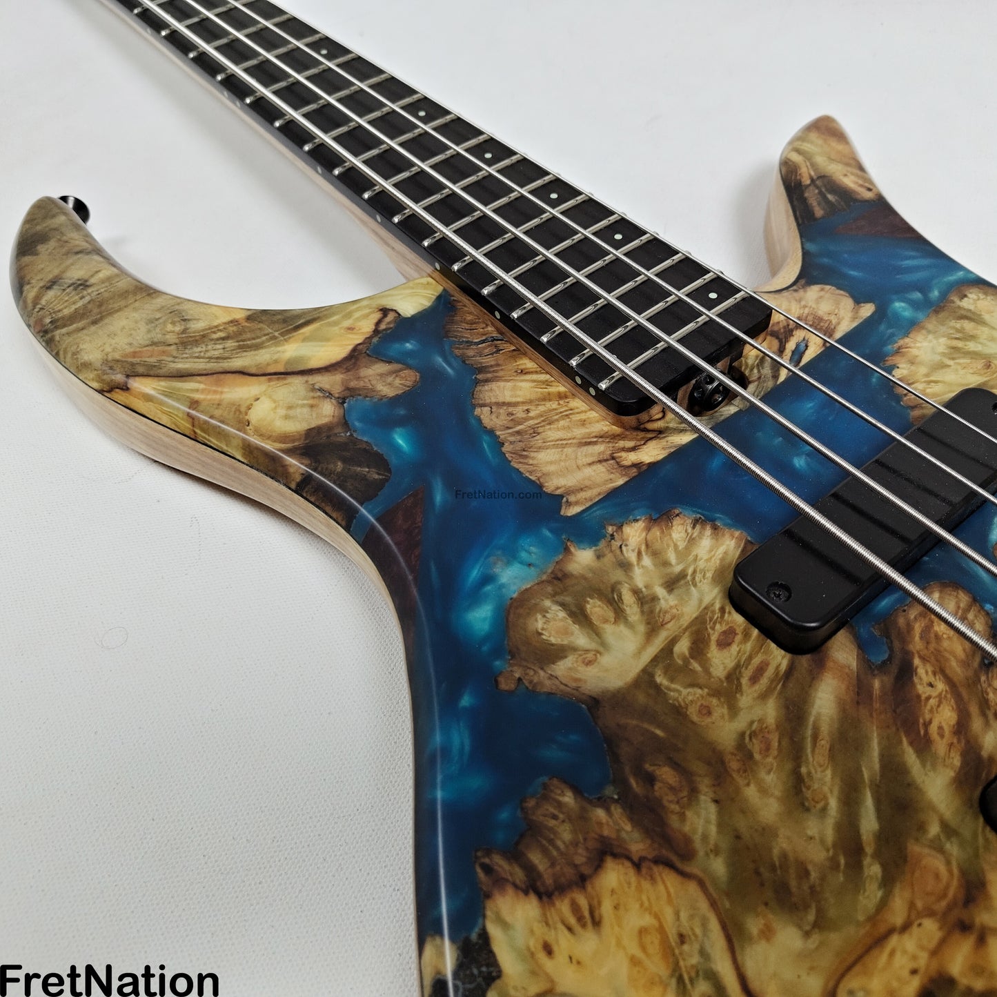 AC Guitars AC Guitars Krell 433 Headless 4-String Bass 33" Scale 9.40lbs