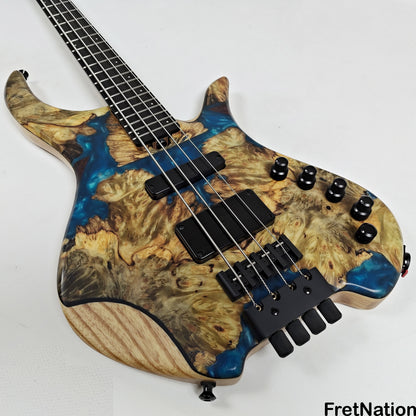 AC Guitars AC Guitars Krell 433 Headless 4-String Bass 33" Scale 9.40lbs
