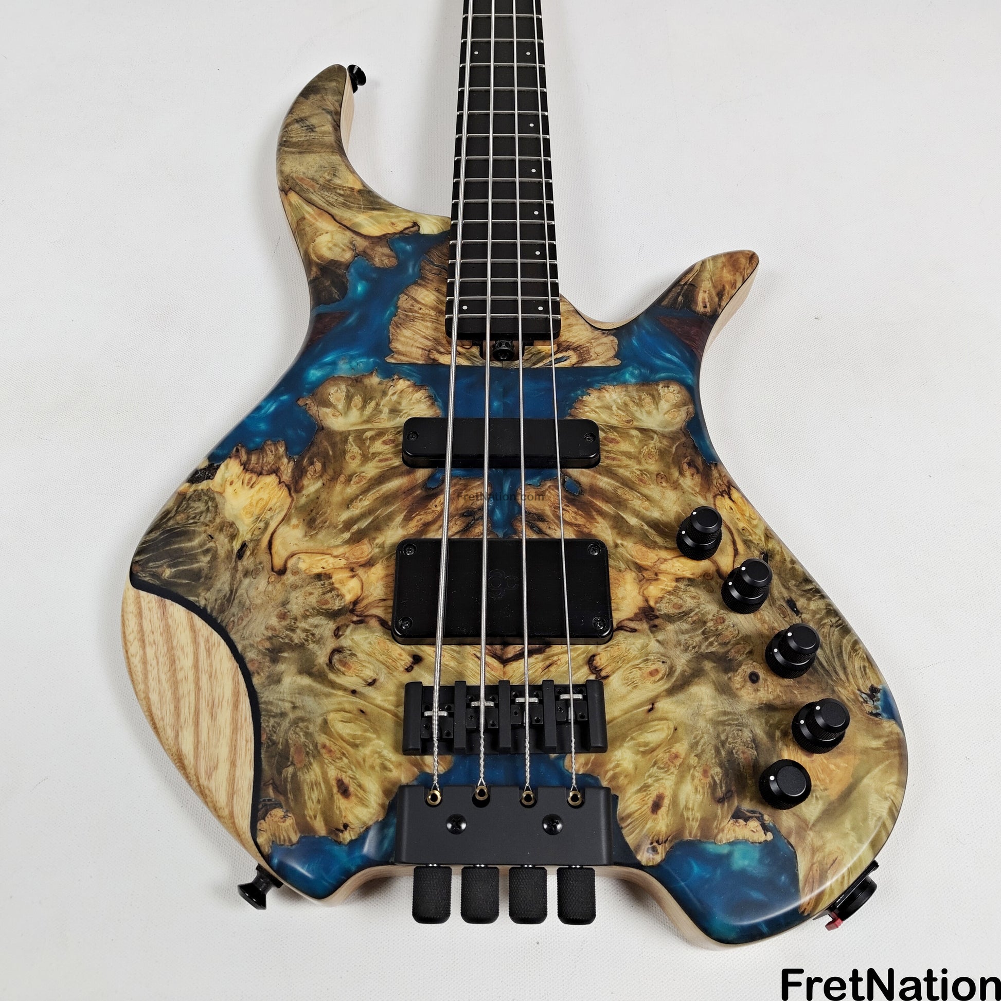 AC Guitars AC Guitars Krell 433 Headless 4-String Bass 33" Scale 9.40lbs