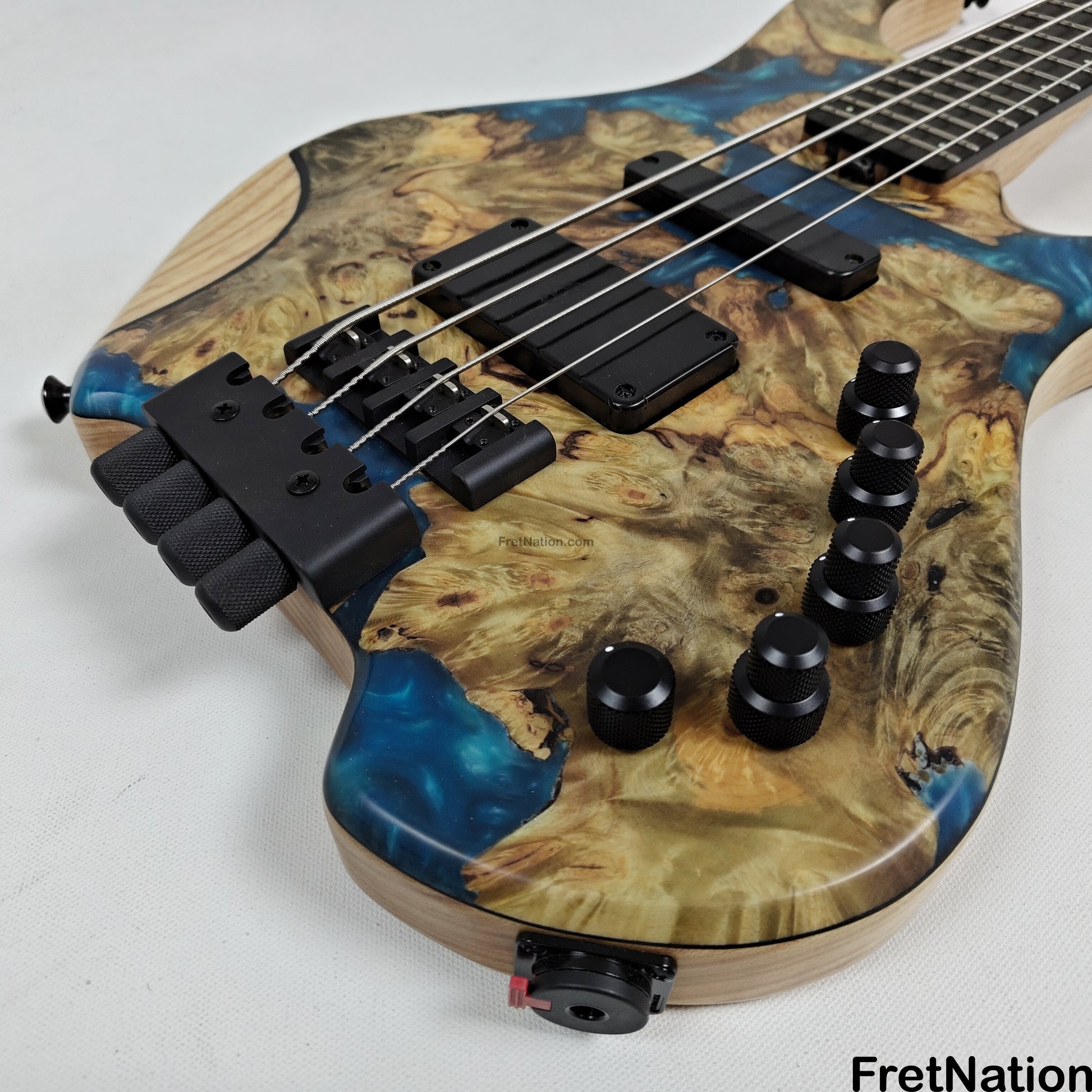 AC Guitars AC Guitars Krell 433 Headless 4-String Bass 33" Scale 9.40lbs